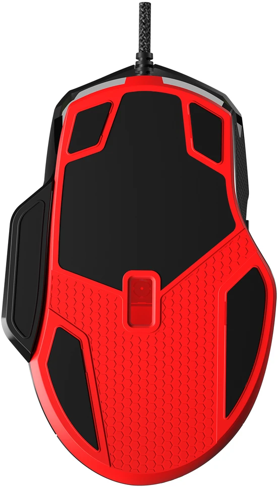 Pelė žaidimams Rampage SMX-G38 CLAW. USB. 8 klavišai. 7200 dpi. RGB LED. 2 nuimami magnetiniai šoniniai klavišai