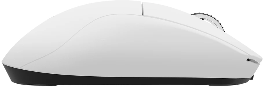 Pelė žaidimams Rampage Zenith. BT + USB + 2.4g. Paw3395. Nordic 52833 MCU. Balta