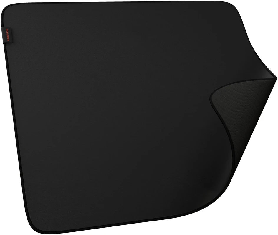 Žaidimų pelės kilimėlis RAMPAGE PULSAR PRO L 450x400x4mm iš neutralaus audinio, juodas