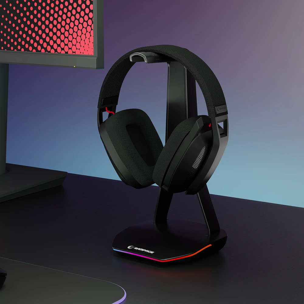Ausinės Rampage Blitz juoda