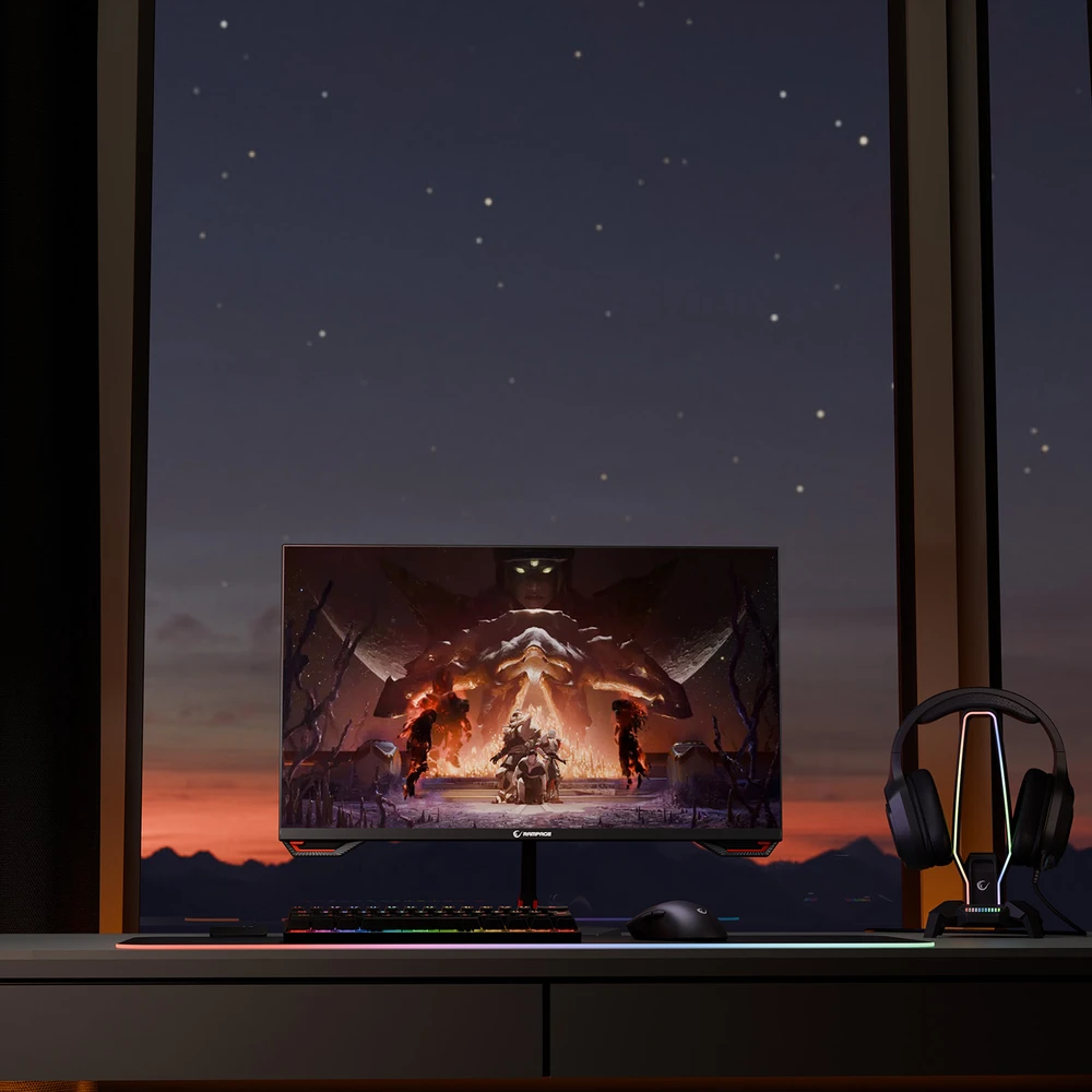RAMPAGE CRIMSON 27 colių FHD 200 Hz 0,5 ms Fast IPS žaidimų monitorius