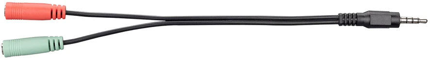 Rampage RM-K29 THUNDER juodos žaidimų ausinės su mikrofonu. 2F 1M garso skirstytuvas