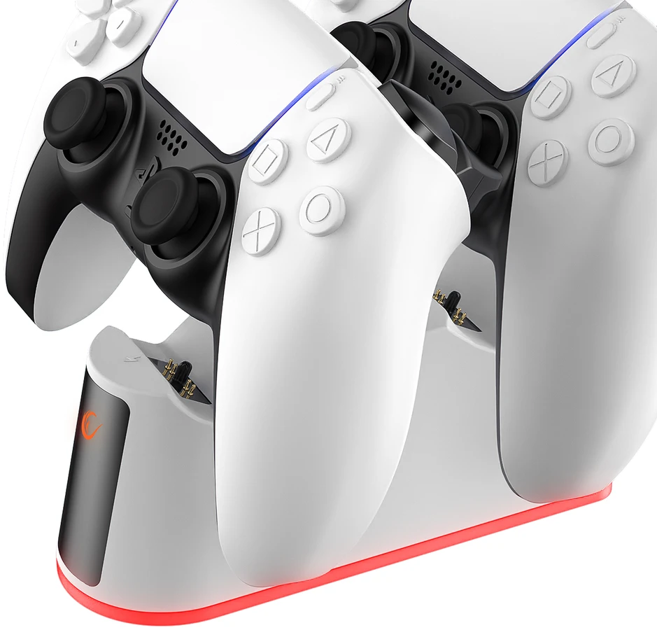 Rampage RP-PS5 PlayStation 5 greito įkrovimo stotelė su RGB apšvietimu