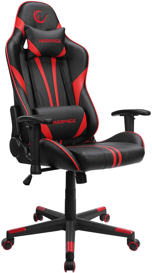 Žaidimų kėdė Rampage KL-R17 TITAN. raudona/juoda