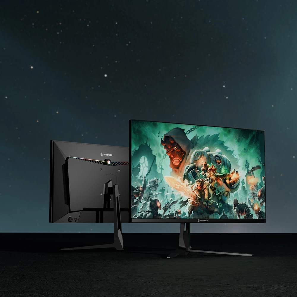 Žaidimų monitorius Rampage CYCLOPS CY25R240 25", 240Hz,, 1ms. Full HD, HDR, Freesync, RGB pašvietimas