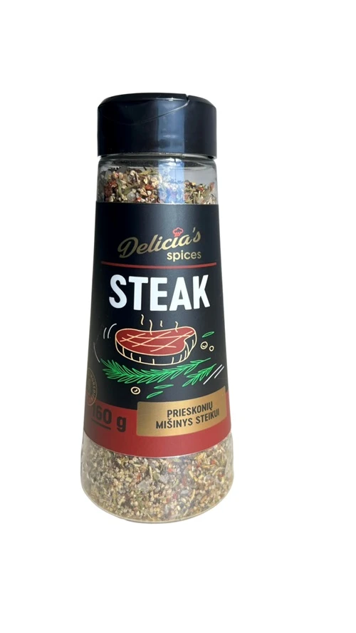 DELICIA`S STEAK prieskoniai aprašymas - Prekės nuotrauka