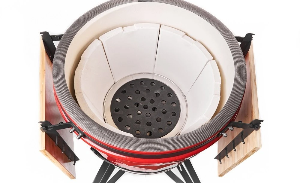 Kamado Club KAMADOCLUB PRO 2 PREMIUM+ KEPSNINĖ, RAUDONA aprašymas - Prekės nuotrauka