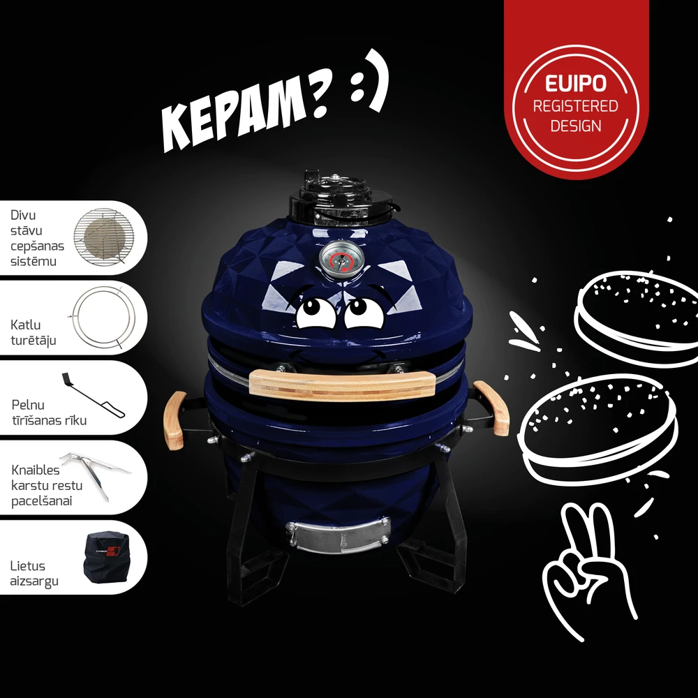 Kamado Club KAMADOCLUB JUNIOR KEPSNINĖ, MĖLYNA