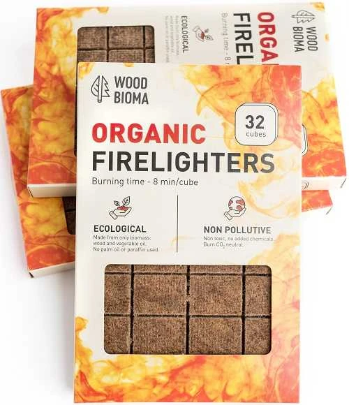 Ekologiški ugnies įdegtukai FIRELIGHTERS, 96 vnt