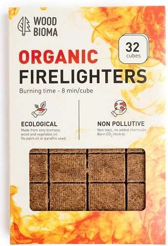 Ekologiški ugnies įdegtukai FIRELIGHTERS, 96 vnt