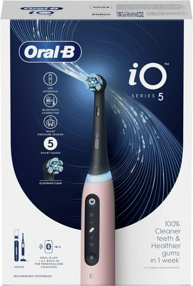 Oral-B iO 5 dantų šepetėlis pakuotėje