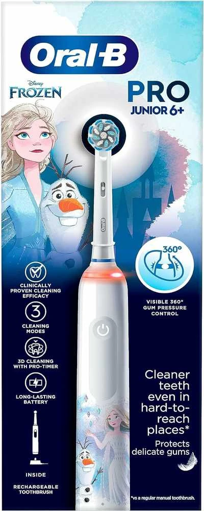 Braun D505.513.Z3K Pro Series 3 Junior 6+ Frozen Elektrinis Dantų Šepetėlis