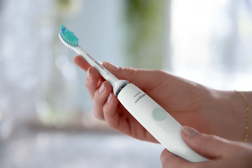 Elektrinis dantų šepetėlis Philps Sonicare 1100 Series HX3641/11, Baltas