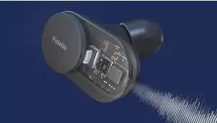 Belaidės ausinės Philips Fidelio T1BK/00, Juodos aprašymas - Prekės nuotrauka