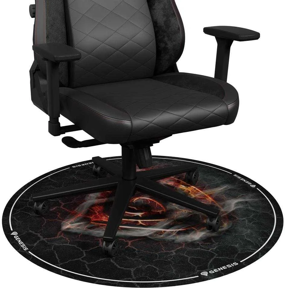 „Genesis Tellur 400 Round Lava“ grindų kilimėlis | Juodas