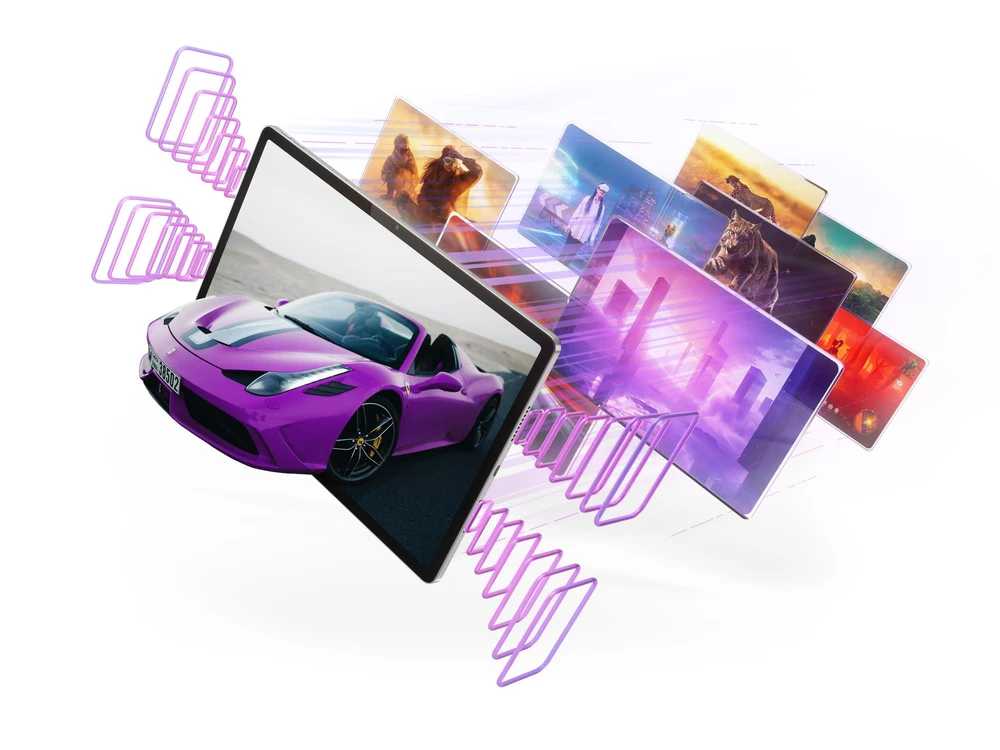 Planšetinis kompiuteris Lenovo Idea Tab Pro 12.7 (TB373FU), 8 GB + 256 GB, Pilkas, su klaviatūros dėklu