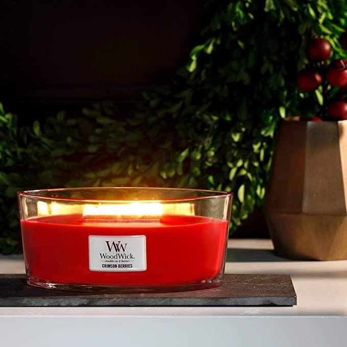 WoodWick Aromatinė žvakė (Crimson Berries), 453,6 g