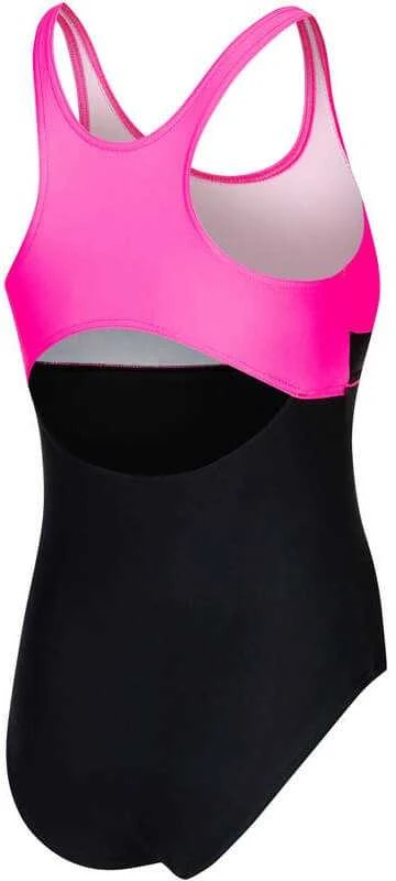 AQUA SPEED Girls Emily Swimsuit Juodas/Rožinė