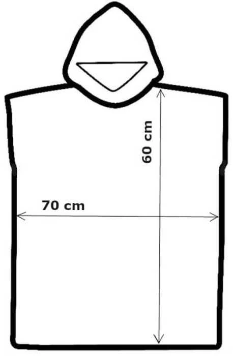 Aqua Speed Vaikiškas pončas 70x120