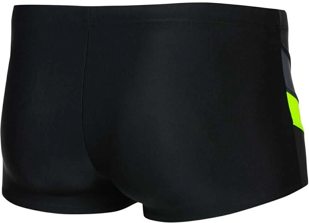 AQUA SPEED Men's Aron Boxer Juodas/Pilkas/Fluo Geltona