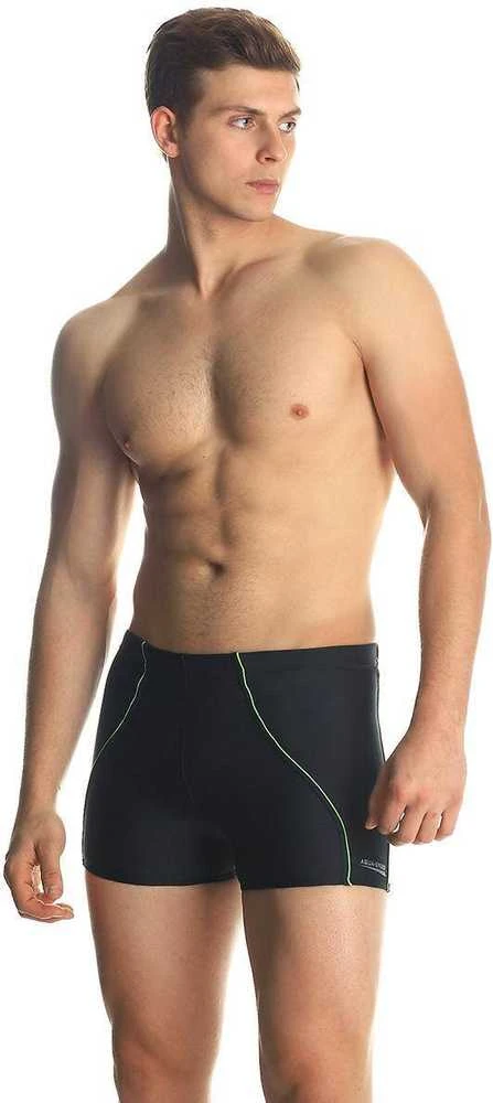 AQUA SPEED Men's Harry Boxer Juodas/Geltona