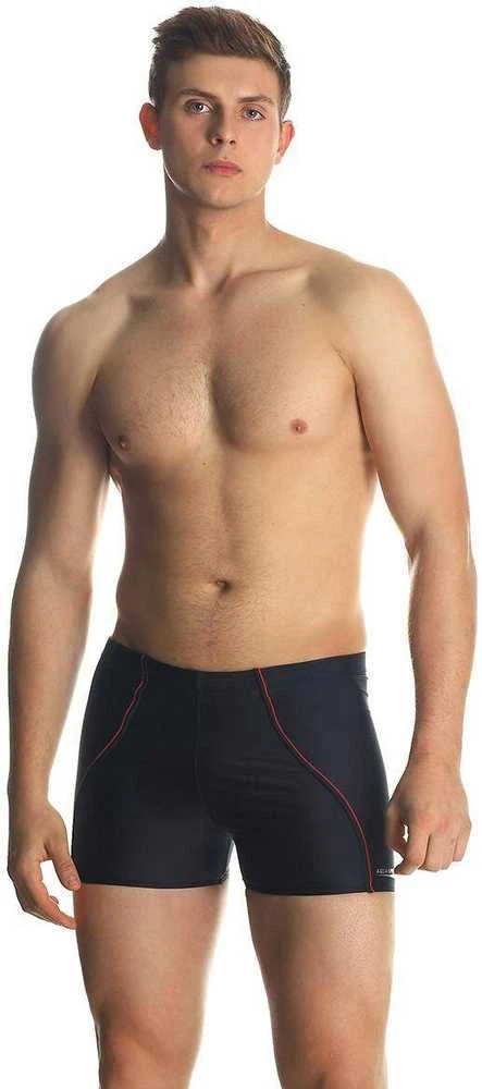 AQUA SPEED Men's Harry Boxer Juodas/Raudona