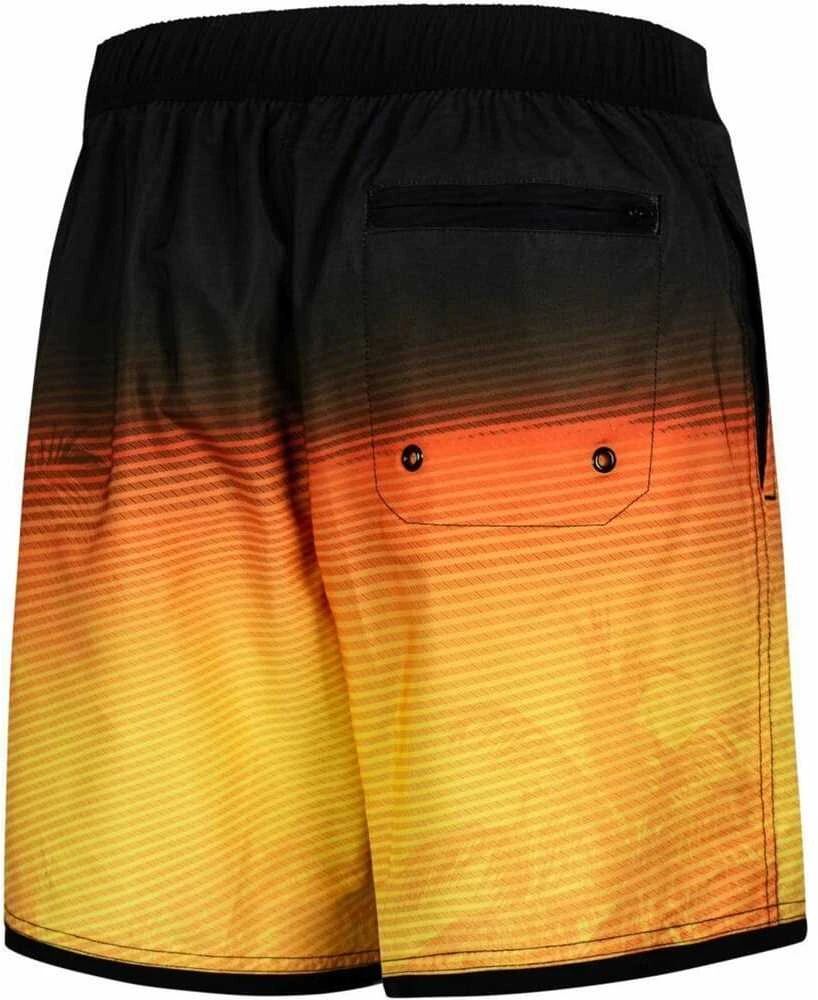 AQUA SPEED Men's Nolan Swim Shorts Juodas/Geltona