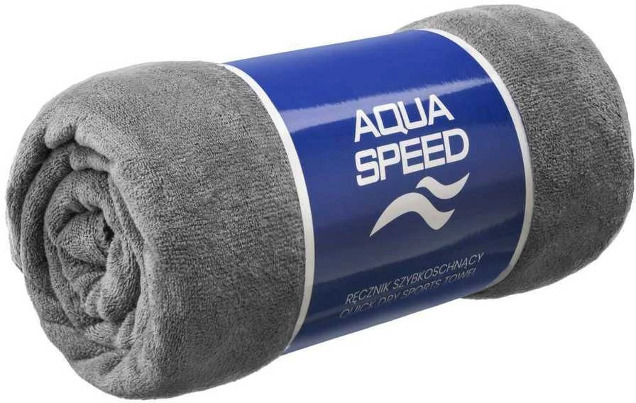 AQUA SPEED Microfiber Rankšluostis Dry Soft Pilkas 50x100cm