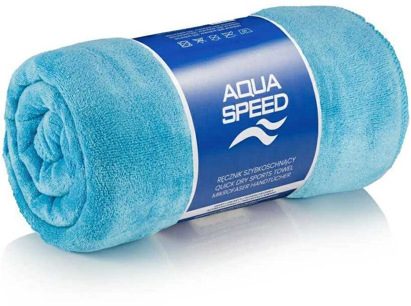 AQUA SPEED Microfiber Rankšluostis Dry Soft Mėlyna 50x100cm