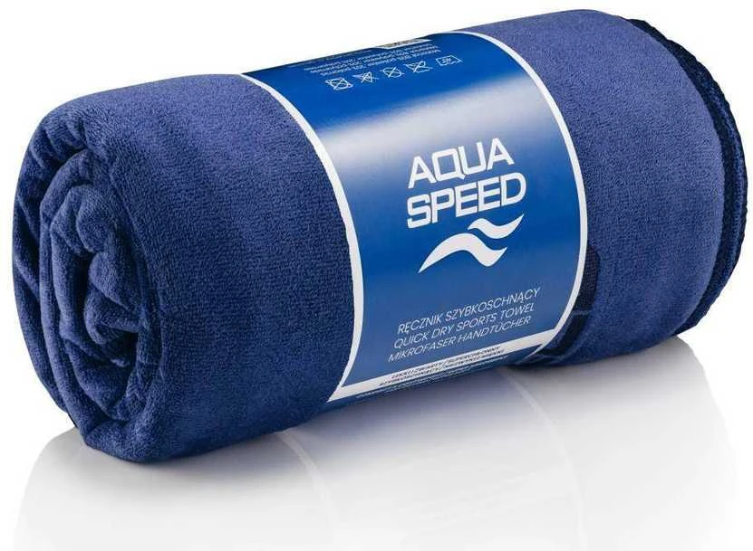 AQUA SPEED Microfiber Rankšluostis Dry Soft Navy 50x100cm