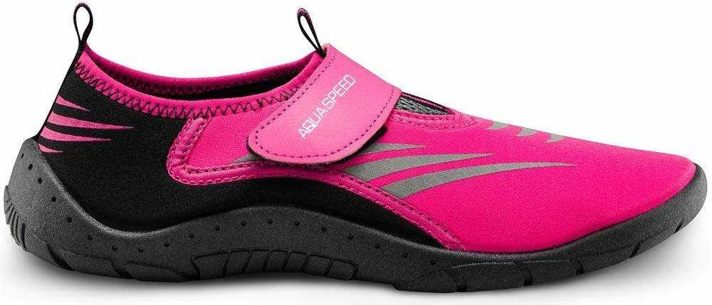 AQUA SPEED Unisex Model 27C Aqua Shoes Juodas/Rožinė
