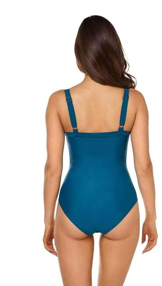 AQUA SPEED Women's Olivia Swimsuit Bottle Žalias