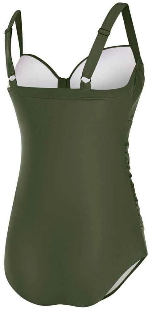 AQUA SPEED Women's Olivia Swimsuit Khaki