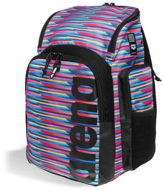 Arena Spiky III Backpack 35 Allover Racing Stripes Backpack