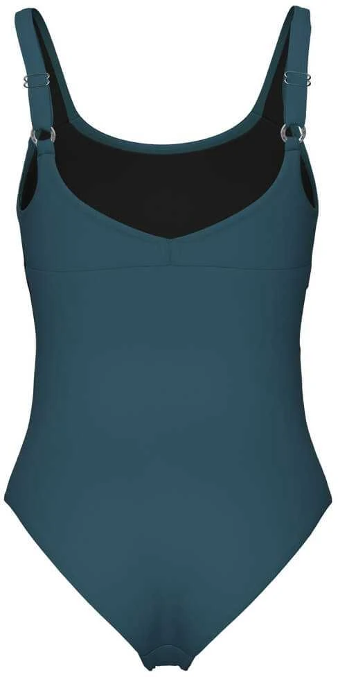 ARENA Women's Isabella Wing Back Swimsuit Mangrove/ Night Pilkas