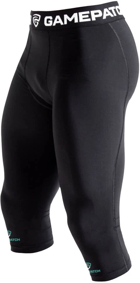 GAMEPATCH 3/4 Compression Tights Juodas