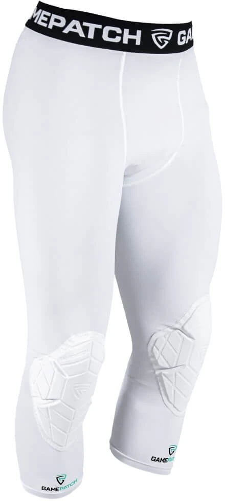GAMEPATCH 3/4 Tights With Knee Padding Baltas