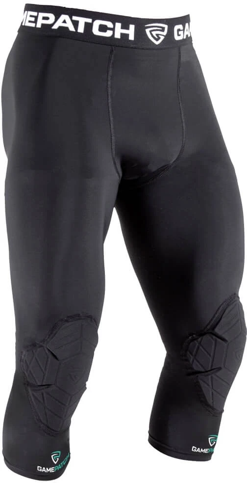 GAMEPATCH 3/4 Tights With Knee Padding Juodas
