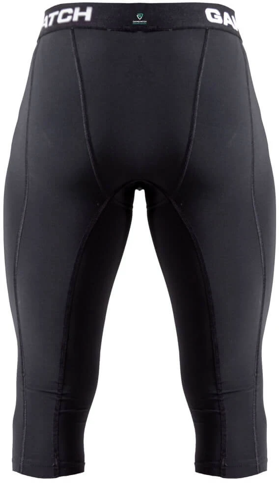 GAMEPATCH 3/4 Tights With Knee Padding Juodas