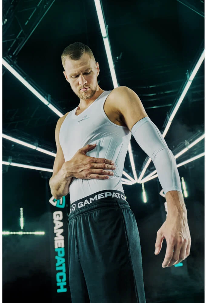 GAMEPATCH Compression Arm Sleeve Baltas