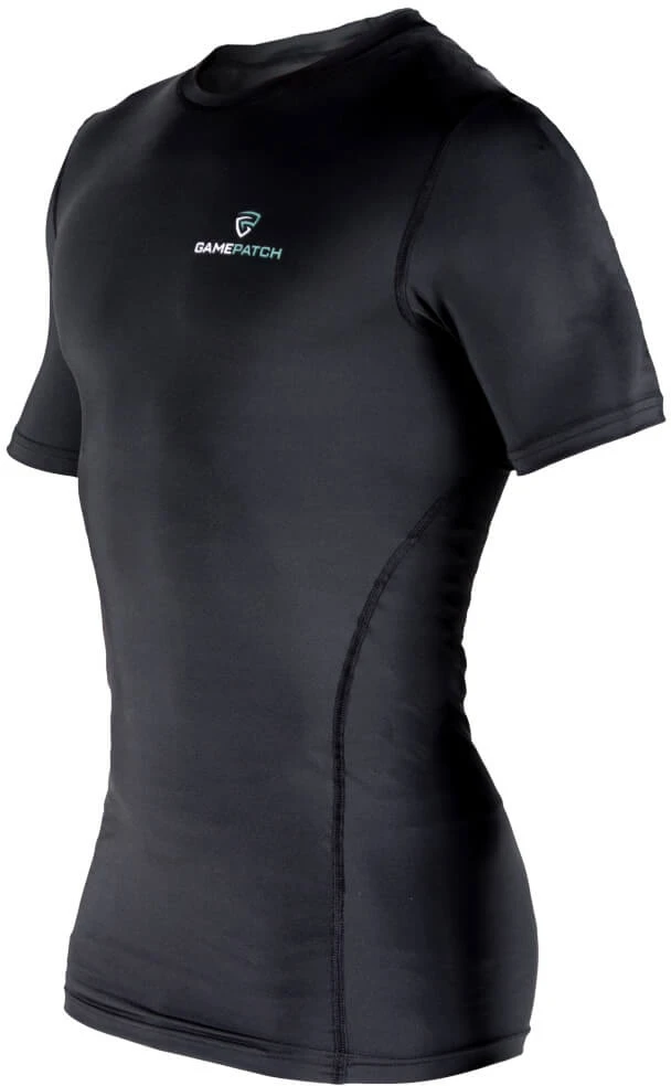 GAMEPATCH Compression Shirt Short Sleeves Juodas