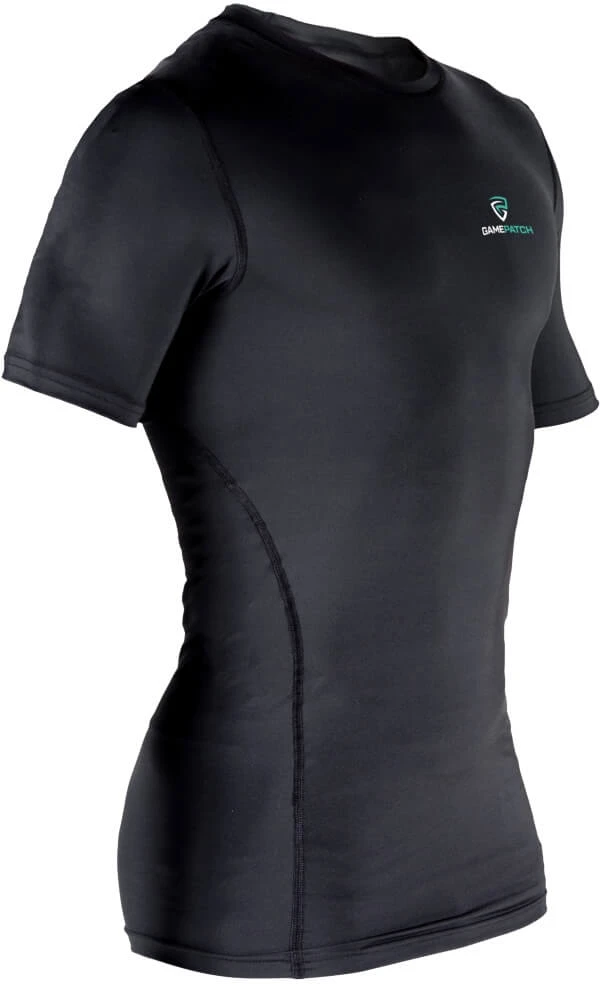 GAMEPATCH Compression Shirt Short Sleeves Juodas