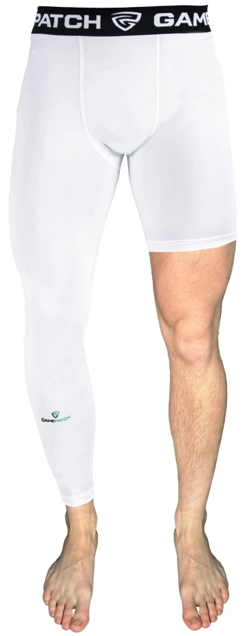 GAMEPATCH Single Leg Tights Baltas (Right)