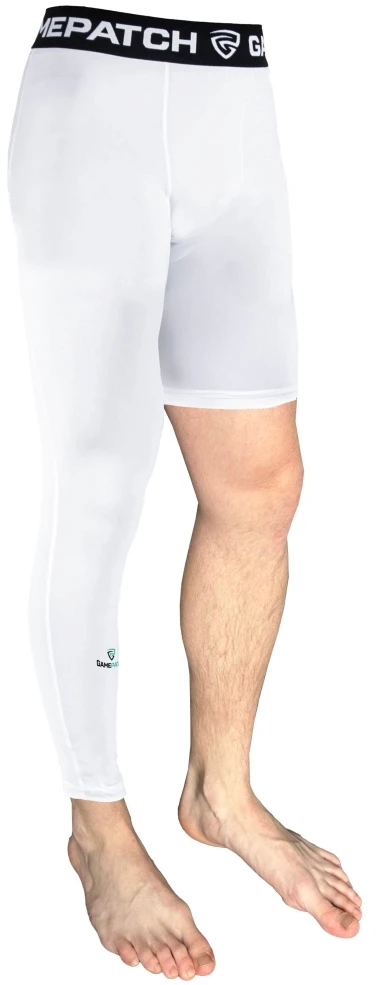 GAMEPATCH Single Leg Tights Baltas (Right)