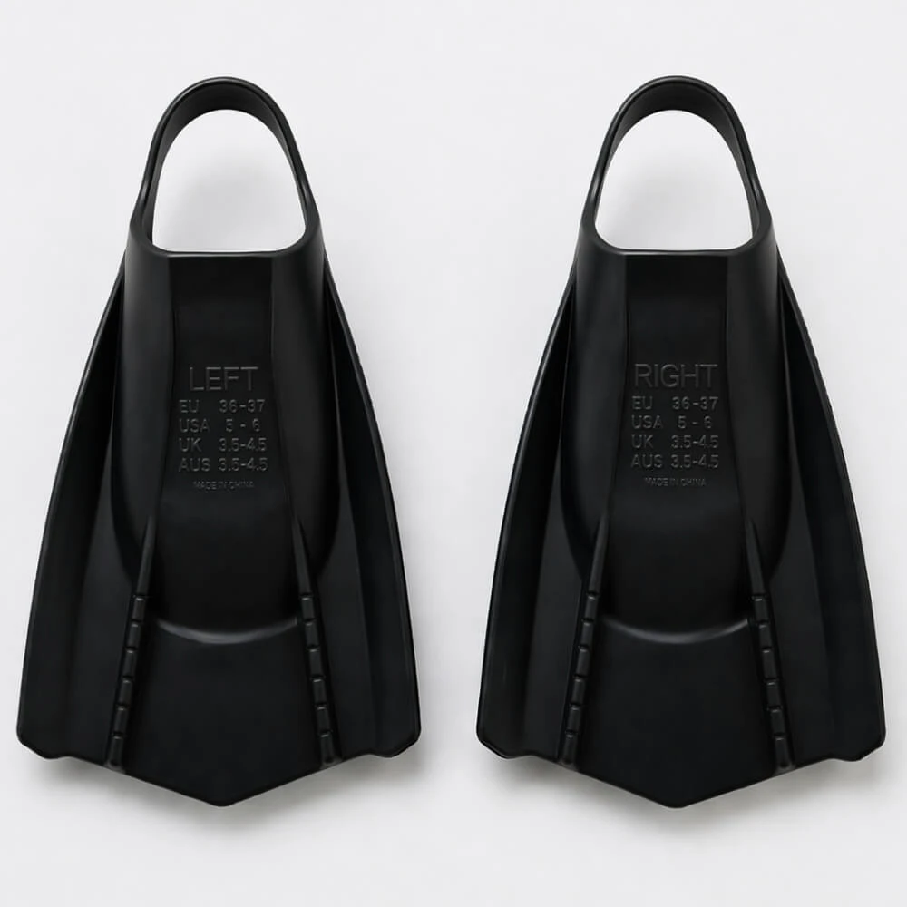 LATSWIM Elite X Fins Juodas/Neon Žalias