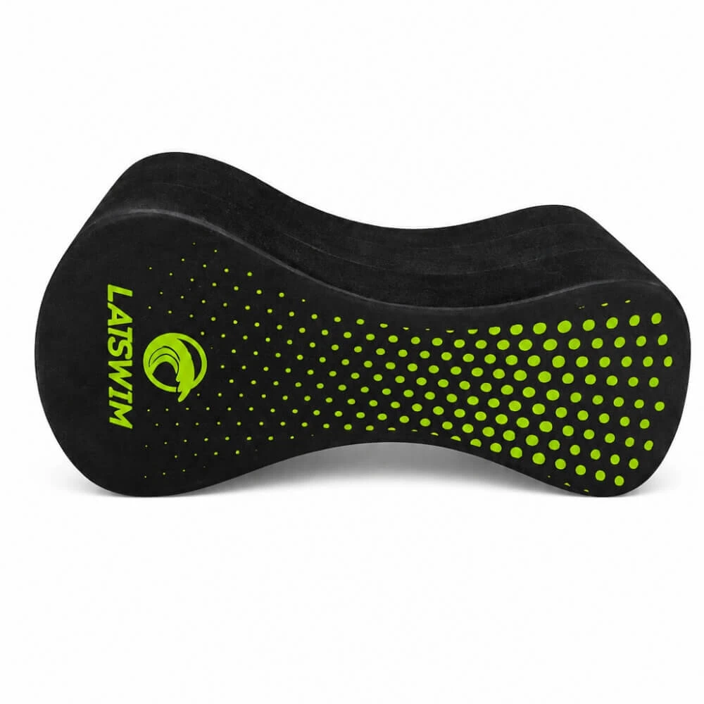 LATSWIM Performance Pull Buoy Juodas/Lime Žalias