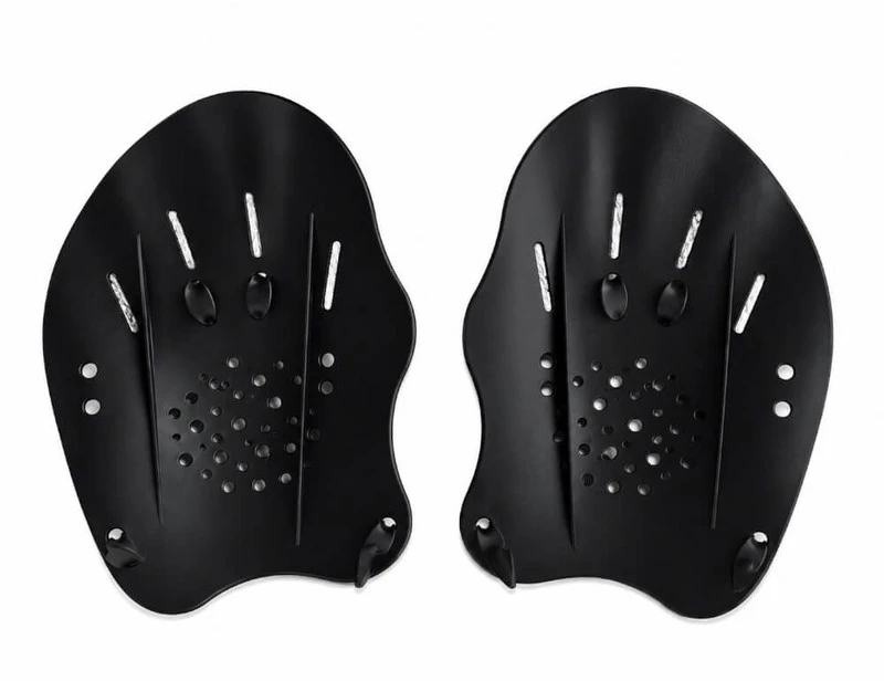 LATSWIM Swim Paddles Juodas