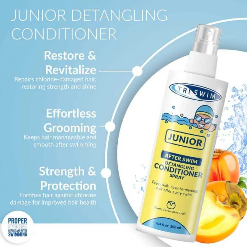 TRISWIM After Swim Detangling Conditioner Purškiklis for Kids Sweet Persimmon Fruit (200 ml)