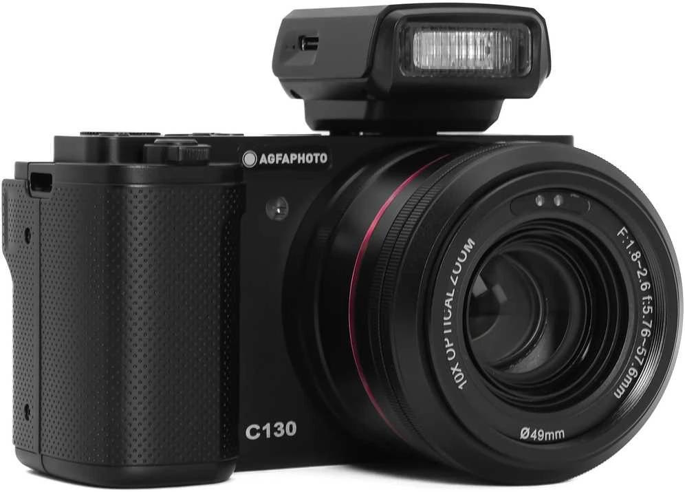 „AgfaPhoto“ – „Realishot C130“ skaitmeninis fotoaparatas – juodas – 2,8 colio jutiklinis ekranas