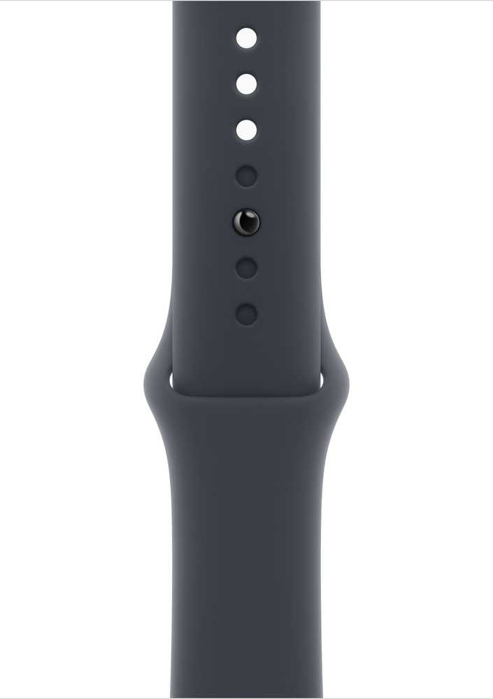 Išmanusis laikrodis Apple Watch SE GPS 44mm Midnight Aliuminio dėklas su Midnight Sport Band – M/L